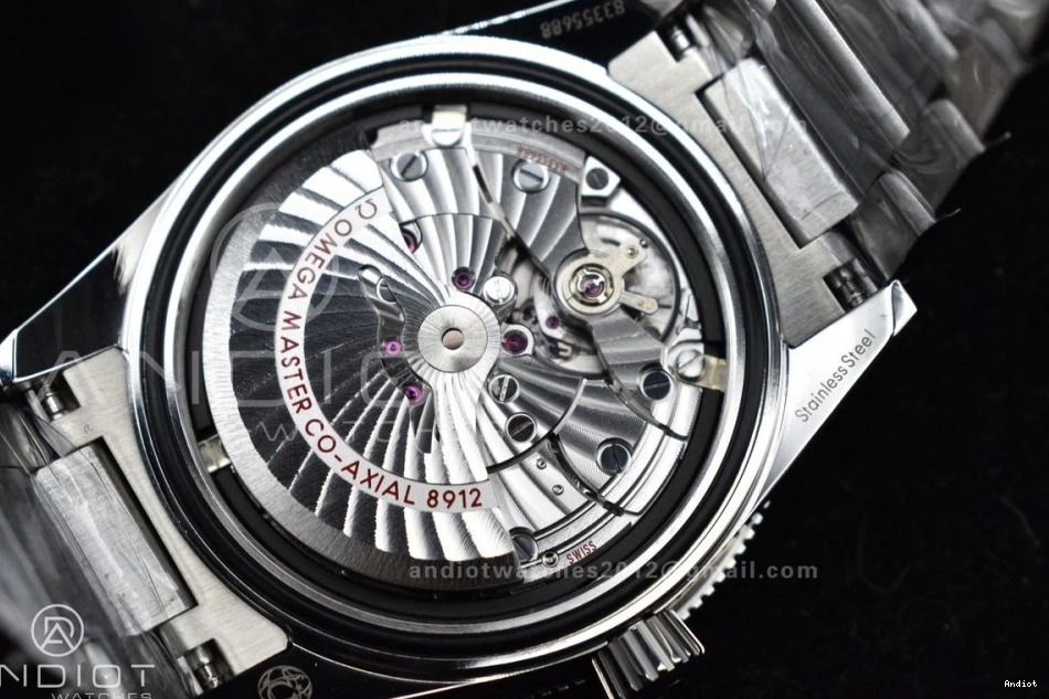 A8912 300 Dial Best Super Black Seamaster Clone Heritage Edition on SS 1:1 Bracelet VSF 1230